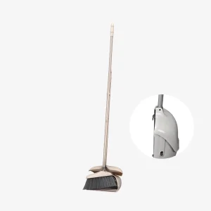 1 Set/2 Pieces Broom and Dustpan Set, Upright Dustpan and Broom Combination Set