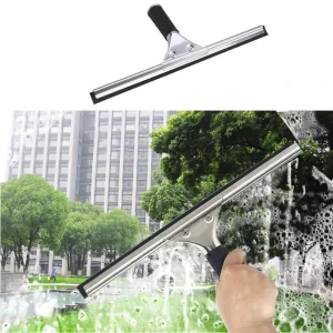 10” 14” 16” 18” Stainless Steel Window Squeegee Adjustable Durable Black Blue Rubber Plastic Handle Brand