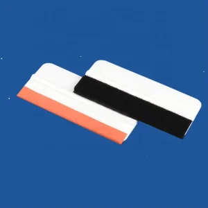 10*5CM Vinyl Mini Blue Felt Squeegee Mini Plastic Scraper Vinyl Tools