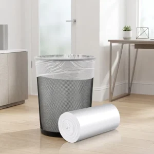 10 Gallon Clear Recycling Trash Bags Eco Friendly for Home Office