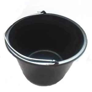 10 L Round Black PE Bucket Plastic Bucket