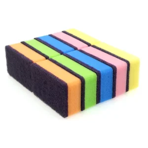 10 Pack Kitchen Cleaning High Density Dish Sponge Washable Dish Pan Pot Washing Sponge Scouring Pad