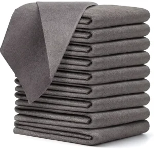 10 Pcs Thickened Magic Cleaning Cloth Microfiber Streak Free Cleaning Cloth Reuseable Cleaning Wipes for Windows Glass