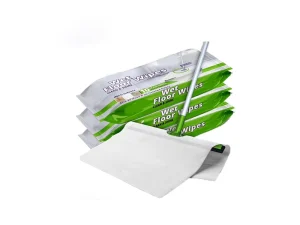 10 Piece Pack of Multi Purpose Floor Cleaning Wipes and Reusable Mop Cloths for Easy and Effective Surface Maintenance