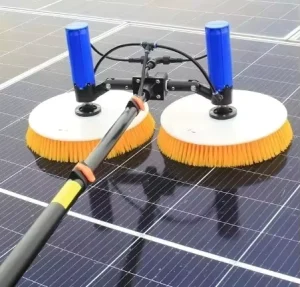 10.8m Extendable Solar Cleaner with Aluminum Handle Electric Cleaning Tool for Solar Power System Cleaning Tool
