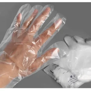 100% Biodegradable Disposable Waterproof Eco Friendly Kitchen Corn Starch Gloves with HANDGRIP for Food Service and Home Use
