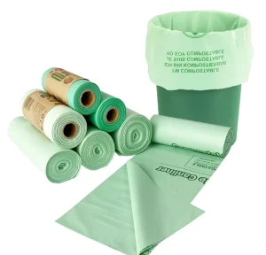 100% Cornstarch Biodegradable Bag Customizable Plastic Vest T Shirt Bag