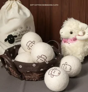 100% Handmade High Pro Durable Eco Friendly XL PVC Reusable Laundry Dryer Balls with Smell Removing & Dehumidifying Features