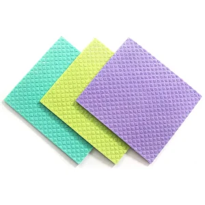 100% Natural Dish Kitchen Swedish Dishcloth Cellulose Washing Cleaning Cellulose Sponge Cloth