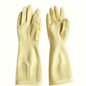 100% Natural Latex Household Gloves Water resistant and Slip resistant