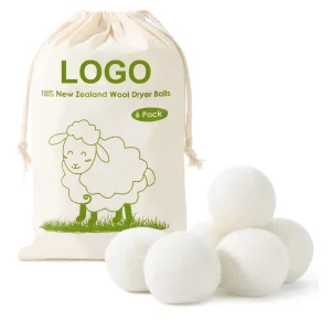 100% Natural Organic Wool Eco Friendly Dryer Felt Balls XL 6 Pack 100+ Colors Laundry Balls & Discs