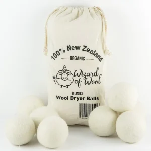 100% New Zealand Wool Dryer Balls 6 Pack 8 Pack Organic Laundry Balls & Discs