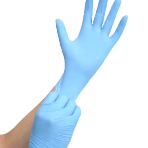 100 PCS Box Examination Food Grade Restaurant Household Tattoo Gloves Disposable Blue Nitrile Gloves Powder Free