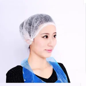 100 Pack 21″ Disposable Non Woven Bouffant Hair Net for Salon Spa Catering and Dust-free Workspace Food