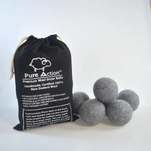 100% Pure Organic New Zealand Wool Dryer Balls 6 Pack XL Large Premium Quality OEM New Trending Laundry Balls Discs for Drying