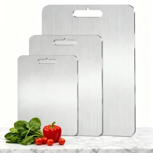 100% Pure Titanium Double-Sided Non-Slip Kitchen Cutting Board