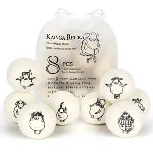 100% Wool Eco Friendly Home Use Laundry Drying Balls & Discs with Over 100 Colors and Custom Sizes