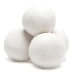 100% Wool Softener New Zealand Sheep Wool Dryer Balls 5cm Laundry Discs Eco Friendly & Soft on Clothes