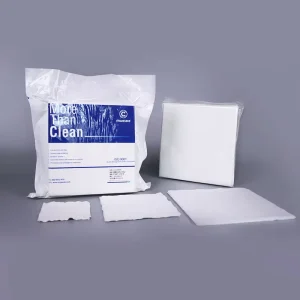 1000 Series Plain Eco Friendly 100% Polyester Dry Cloth Disposable Cleanroom Wipes 4×4