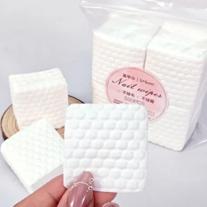 1000Pcs Rolls Disposable Nail Gel Polish Remover Wipes Nail Cleaning Lint-Free Cotton Pads for Manicure Cleaning