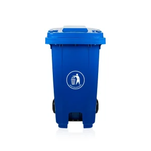 100L 120L 240L 360L Customize Color Large Outdoor Public HDPE Recycle Dustbin Plastic Garbage Waste Bins with Lid Wheel