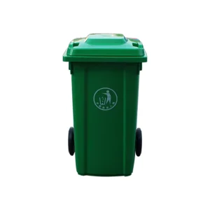 100Liter Plastic Wheelie Garbage Container Mobile Waste Bin Trash Can Outdoor Recycling Bin