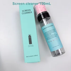 100ml Screen Cleaning Spray with Microfiber Cloth for Sensitive Surfaces