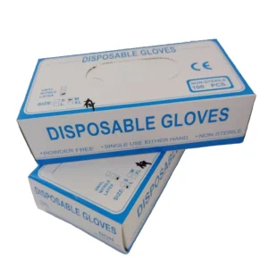 100pcs box Gloves Medical Examination Food Grade Restaurant Household Tattoo Gloves Disposable Clear Vinyl Gloves Powder Free