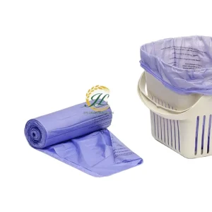 10Gal Compact Size Extra Strong Leak Proof Compostable PLA Drawstring Trash Bag Hot Stamping BPI Certified Bedroom
