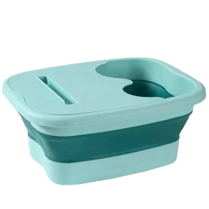10L Collapsible PP Plastic Eco-Friendly Foot Washing Tub Space-Saving Portable Bucket for Household Use Water