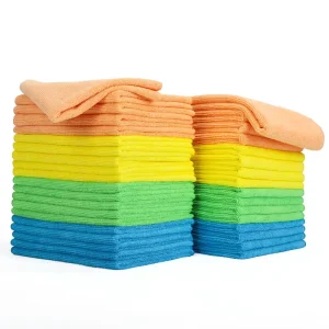 10in*10in Microfiber Cleaning Cloth Wash Cloths Micro Fiber Cloth for Cleaning Reuseable Cleaning Cloths for Kitchen Bathroom