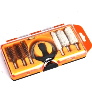 10pcs 12ga 20ga .410cal Bronze Metal Brushes Heads and Cotton Mop Gun Cleaning Kit