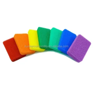 11*7*2Cm High Density Colorful Scrub Sponge Scouring Pads Dishwashing Multi-Functional Kitchen Cleaning Products