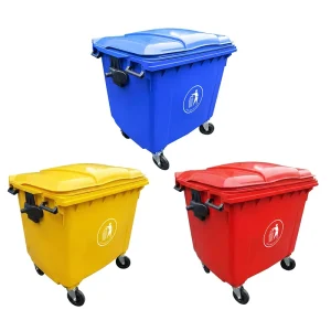 1100 Liter Garbage Bin Corrugated Plastic Recycle Bin