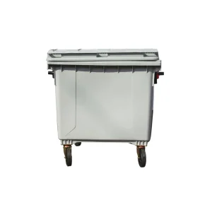 1100L Industrial Plastic Waste Container Heavy Duty 4 Wheels Garbage Bin Large Rubbish Trash Dumpster with Lids Eco Friendly