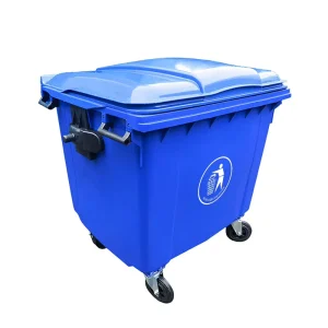 1100L Large Plastic Public Wheelie Waste Bin