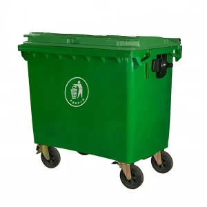 1100L Waste Bin Recycling Large Capacity Outdoor Plastic Trash Can