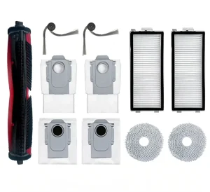 11pcs Compatible with Roborock G30 Space Saros Z70 Saros10R Accessories Main Brush Side Brush Dust Bag Filter Mop Cloth Model