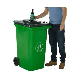 120L 240L 360L 660L 1100L Outdoor HDPE Recycling Wheelie Container Garbage Plastic Waste Bin with Rubber Hole and Lock