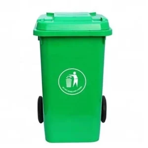 120L Plastic Waste Bin Eco Green Plastic Trash dush Bin