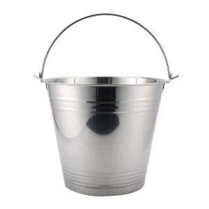 12L Stainless Steel Outdoor Camping Folding Water Bucket