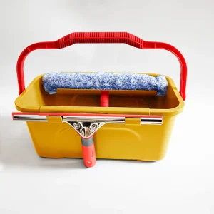 12L Water Bucket Lid Customized Color Commercial Window Cleaning Kit Waterproof Plastic Mop Bucket for Factory Direct