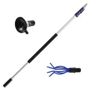 12ft Eco-Friendly Simple Indoor Outdoor Bulb Replacement Tool Aluminum Telescopic Light Bulb Changer Kit