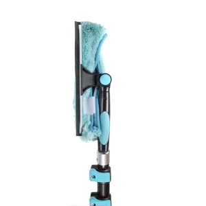 12ft Telescopic Aluminum Window Squeegee with Adjustable Length Long Handle Car Window Cleaner Tool