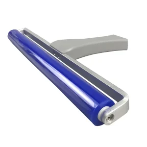 12inch Blue Industrial ABS Handle Cleanroom Remove Dust Reusable Silicone Sticky Lint Roller