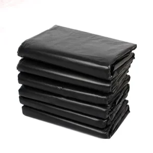 13 Gallon Customizable PE Trash Bag Biodegradable Disposable Household Restaurant Flat Garbage Bags Heat Seal Handle Logo