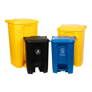 13 Gallon Plastic Waste Bin 30L 50L 80L 100L Pedal Trash Can 50 Liter Garbage Bins