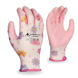 13 Gauge Sandy Latex Coated Breathable Slip Resistant Soft Grip for Agriculture Farming Garden Protective Work Gloves