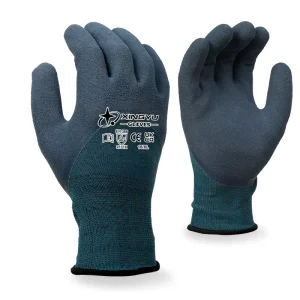 13G Nylon Spandex Shell Sandy Latex Palm Coated Non-slip Elastic Breathable Warehouse Landscaping Latex Sandy Gloves