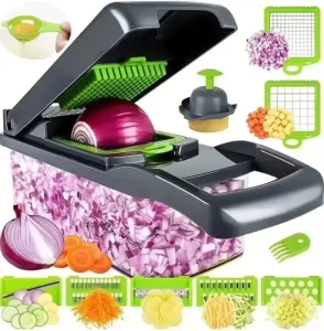 14 16 in 1 Multifunctional Vegetable Chopper Manual Food Chopper Vegetable Slicer Dicer Mandoline Vegetable Cutter